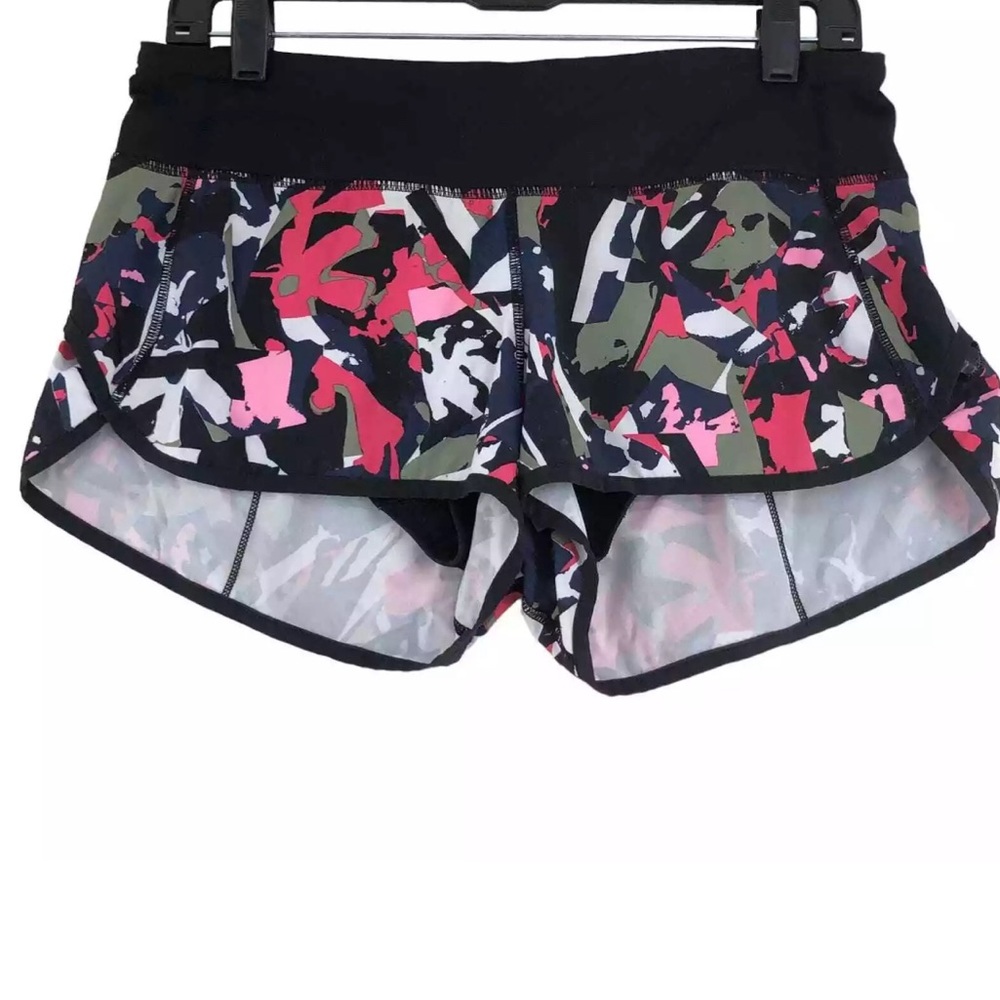 Women’s lululemon Hotty Hot shorts Pop Cut Boom Juice multi color size 6